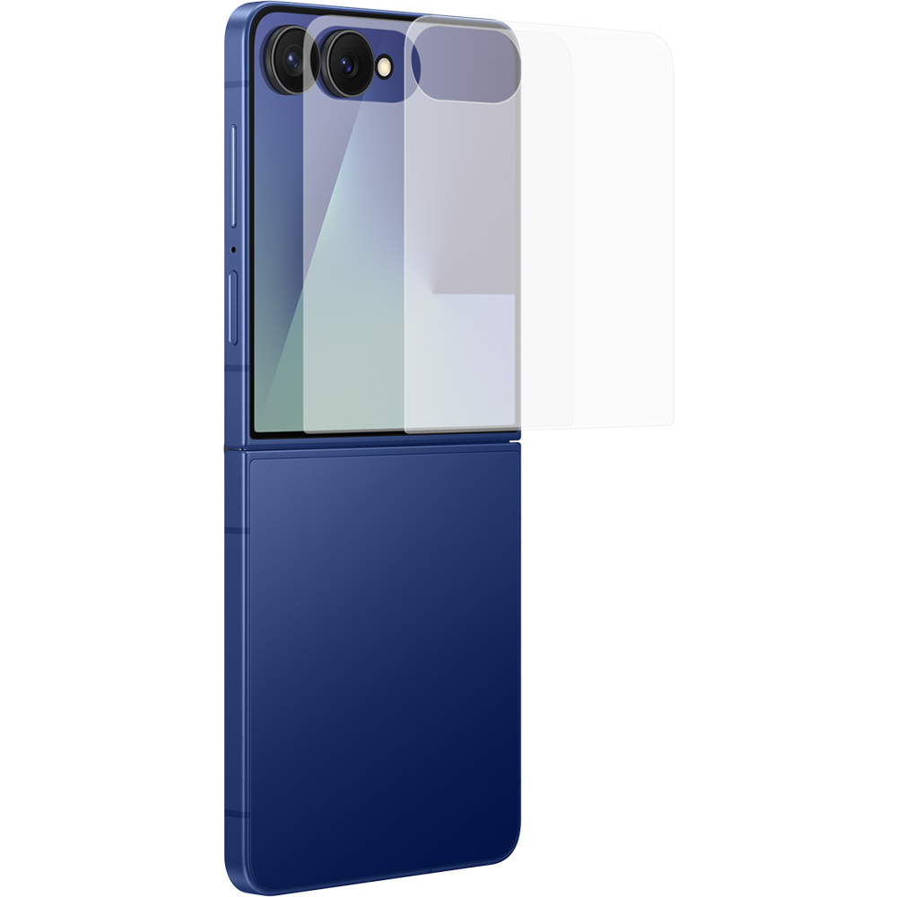 Folia ochronna na ekran Samsung Screen Protector Galaxy Z Flip7, przezroczysta, 2 sztuki. 